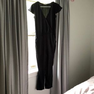JCrew Black Womens One Piece Jumpsuit